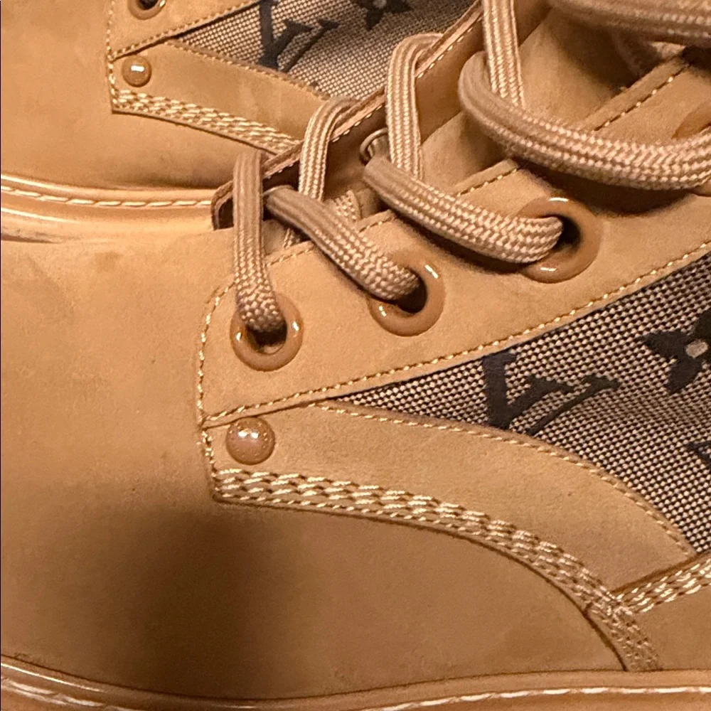 Louis Vuitton Tan and Brown Men's Boots - Picture 4 of 11